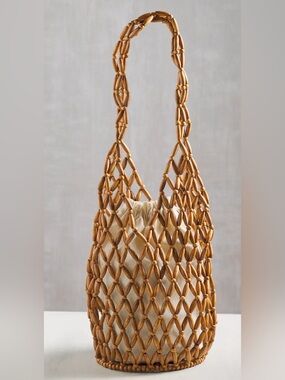 Peruvian Connection Ridgeway Bamboo Beaded Tote